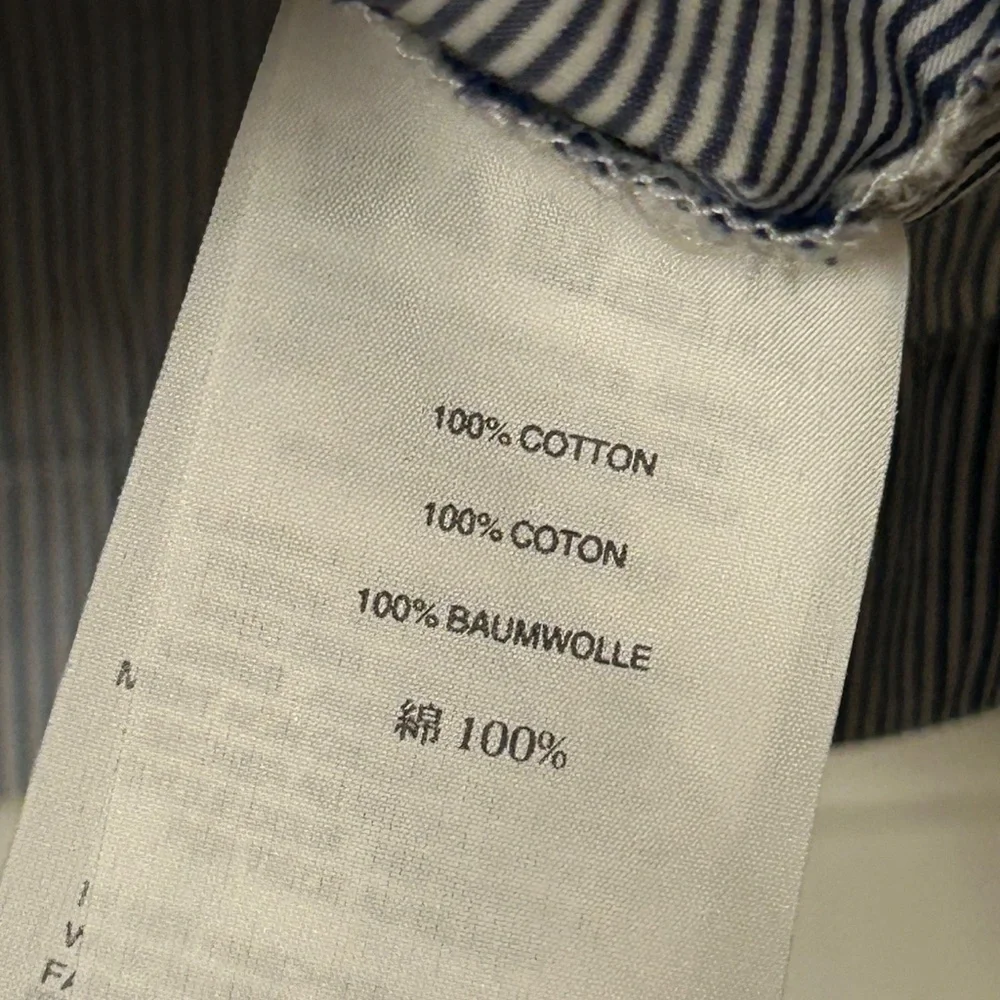 Madewell Striped Bell Sleeve Top Size Medium - Picture 3 of 7